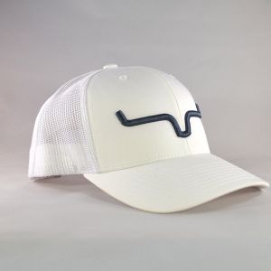 Kimes Ranch Weekly Trucker Hat - White/Blue